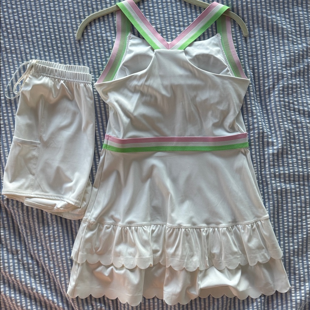 Lilly Pulitzer Luxletic White tennis dress, Sz S - Picture 3 of 9